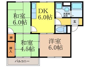 エスポアールコートの物件間取画像